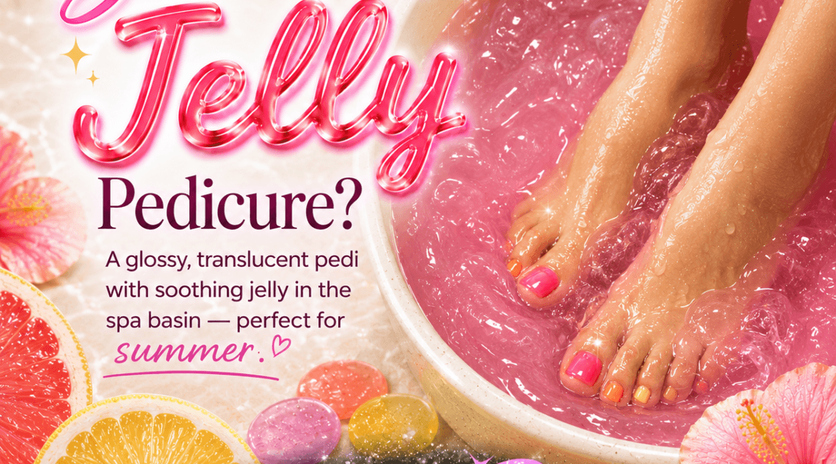 Summer jelly pedicure london ontario nail salon
